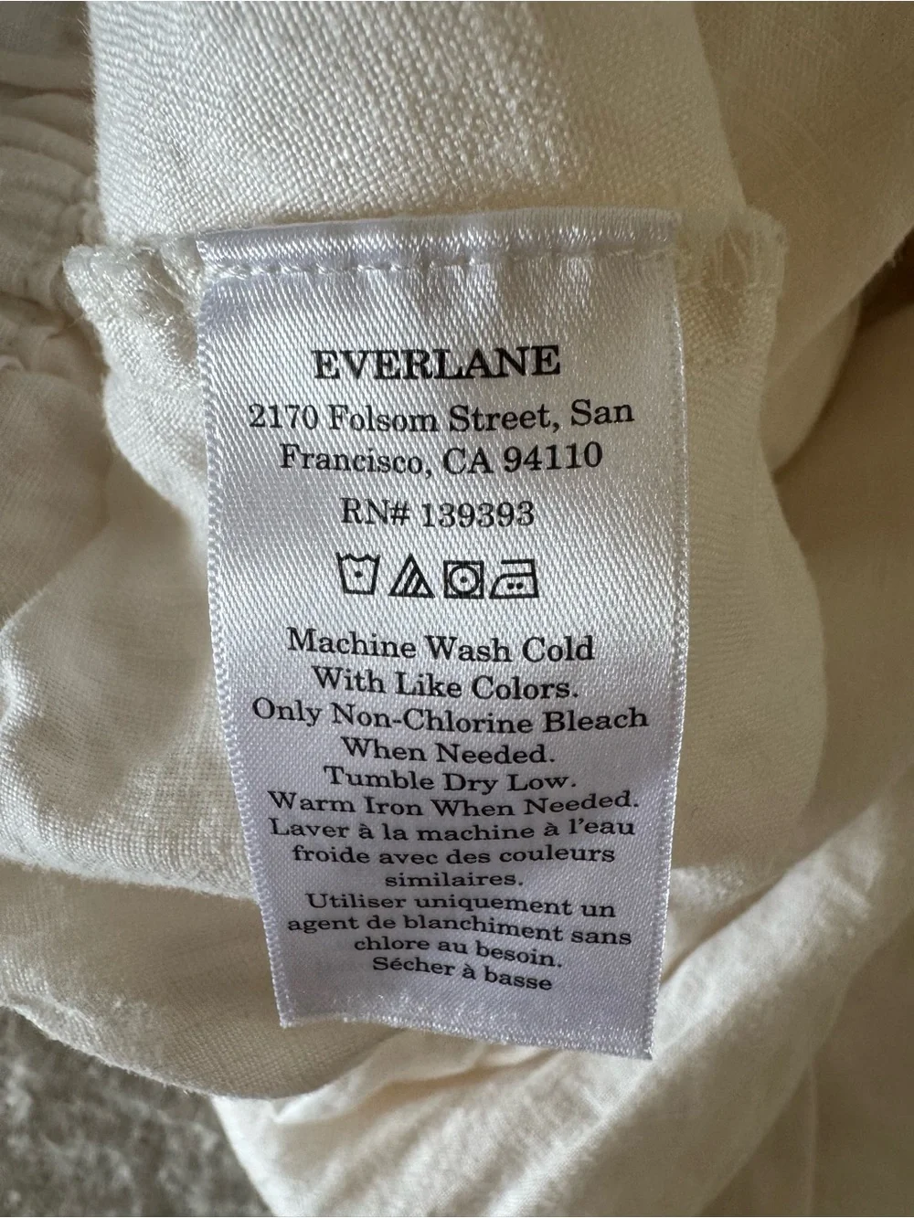 Everlane Linen Barrel